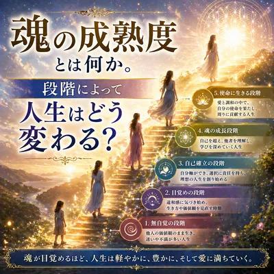 魂の成熟度とは何か。段階によって人生はどう変わる？
